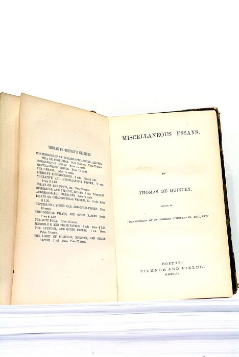 Miscellaneous Essays.