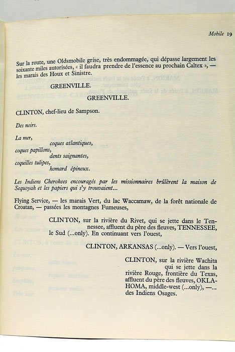 Mobile. Étude pour une représentation des États-Unis.