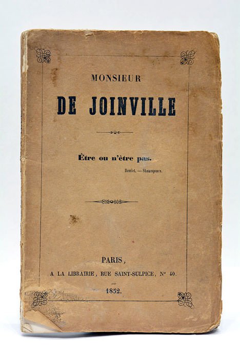 Monsieur de Joinville.
