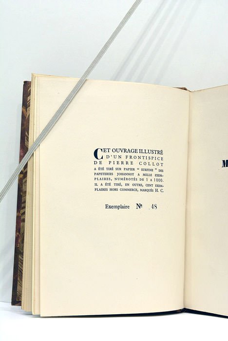 Monsieur Ouine. Roman. Avec un frontispice de Pierre Collot.