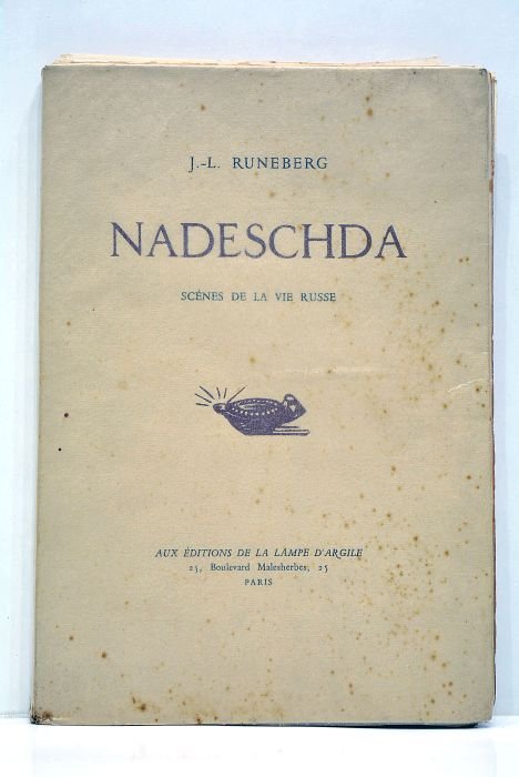 Nadeschda. Scènes de la vie russe. Traduit du suédois et …