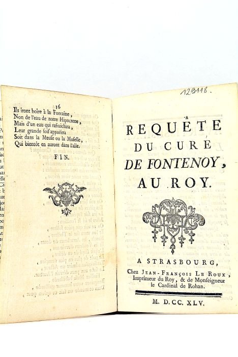 Néant sur la Requête du Curé de Fontenoy, et son …