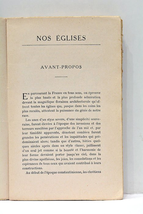 Nos Églises. Préface de Denys Cochin, de l'Académie française, et …