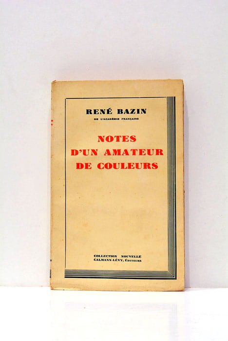 Notes d0un amateur de couleurs.