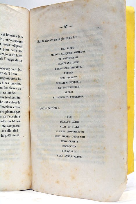 Notice historique sur la vie et les travaux du professeur …