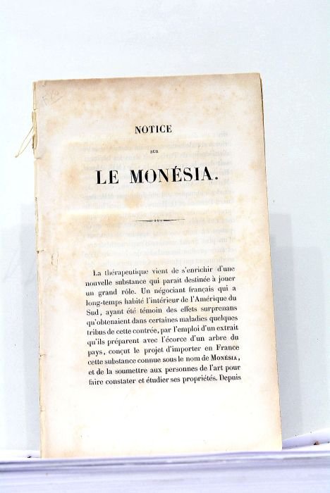 Notice sur le Monésia.