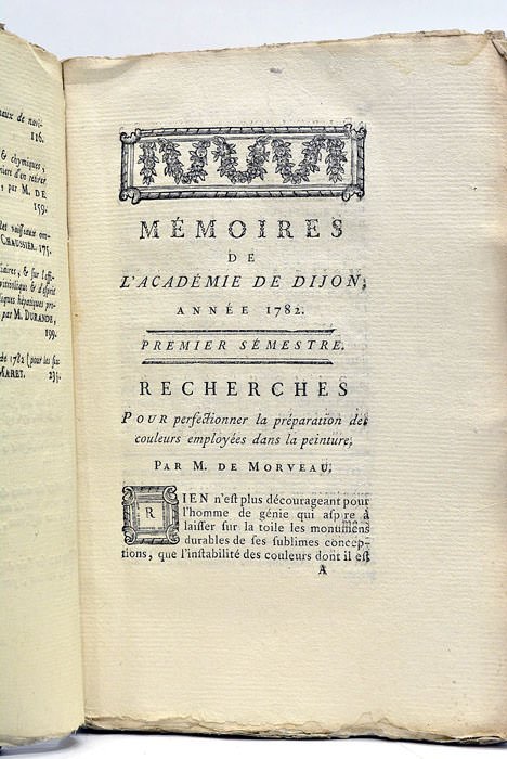 Nouveaux Mémoires de l'Académie de Dijon, pour la partie des …