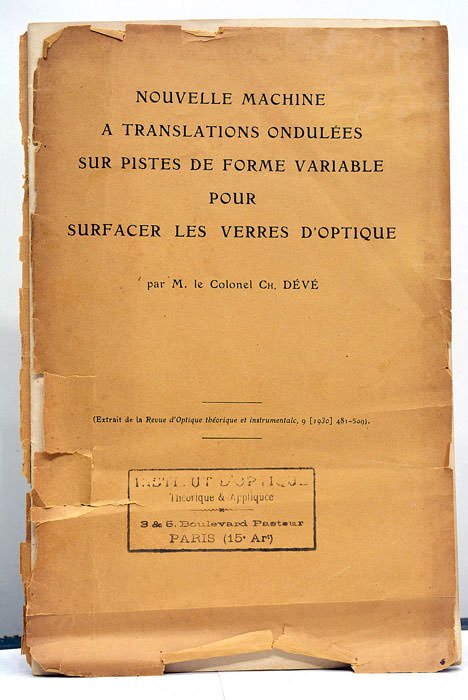 Nouvelle Machine à translations ondulées sur pistes de forme variable …