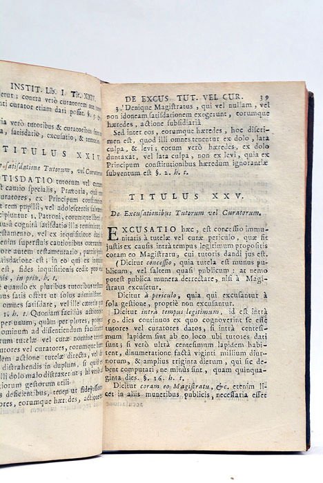 NOVA ET METHODICA Institutionum Juris Civilis Tractatio.