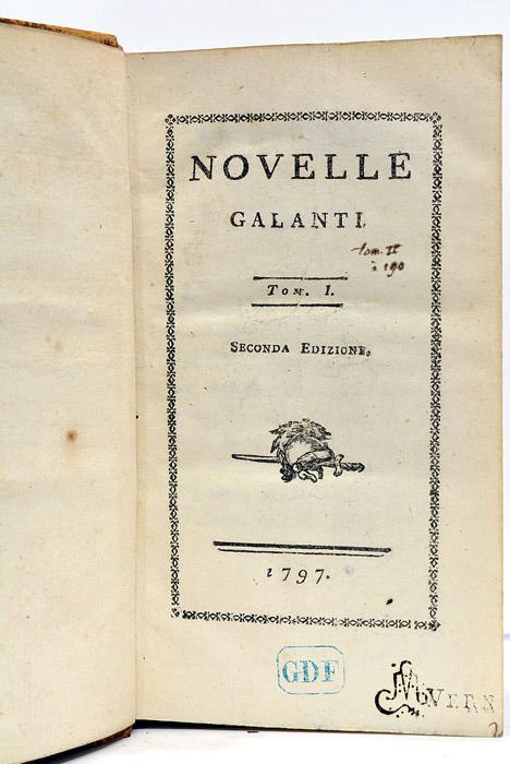 Novelle Galanti. Seconda edizione.
