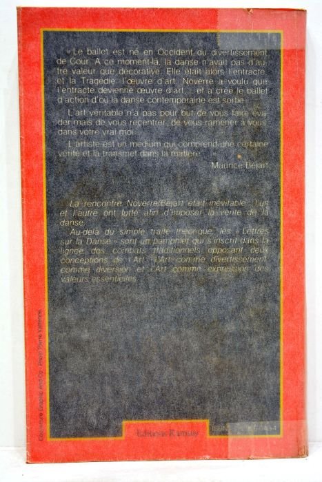 Noverre. Lettres sur la danse.