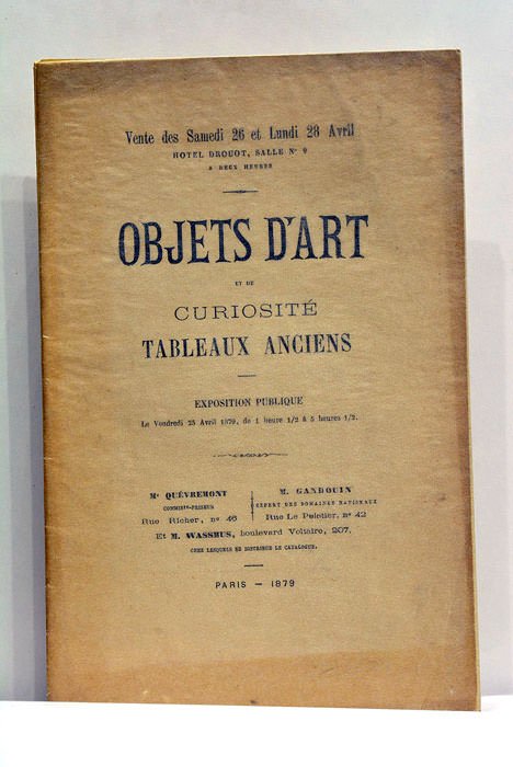 OBJETS D'art et de curiosité, tableaux anciens.