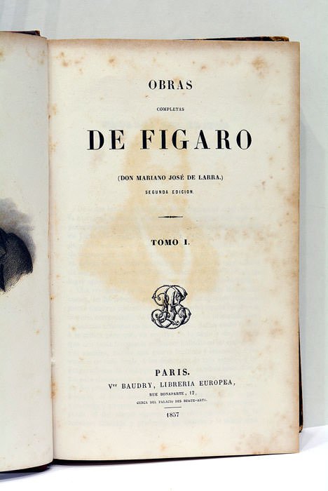 Obras completas de Figaro. Segunda Edicion.