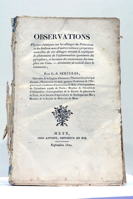 Observations Physico-chimiques sur les alliages du Potassium et du Sodium …