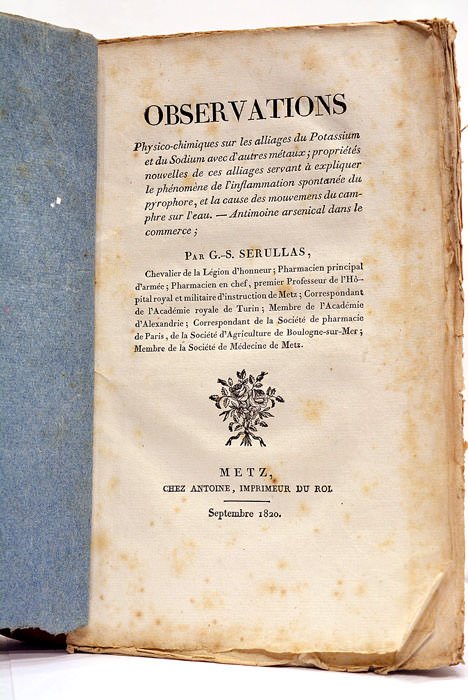 Observations Physico-chimiques sur les alliages du Potassium et du Sodium …