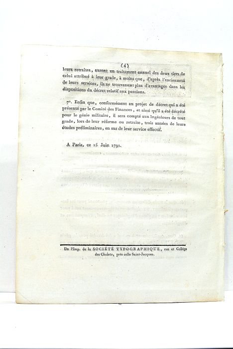 OBSERVATIONS présentées à l'Assemblée Nationale par les Ingénieurs en chef …