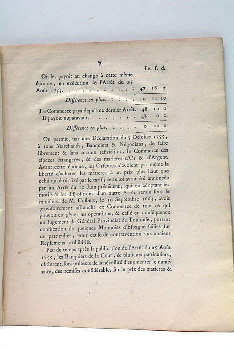 Observations sur la Déclaration du 30 Octobre 1785 et l'augmentation …