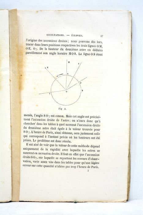 Occultations. Eclipes. Détermination des états absolus et des longitudes à …