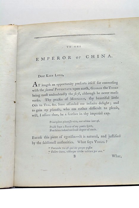 Odes to Kien Long, The Present Emperor of China; With …