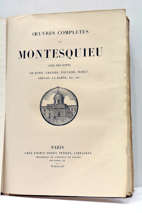 Oeuvres Complètes. Avec des notes de Dupin, Crevier, Voltaire, Mably, …