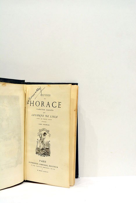 Oeuvres de Horace. Traduction nouvelle par Leconte de Lisle avec …