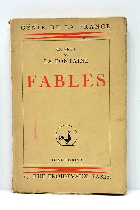 Oeuvres de la Fontaine. Tome II. Fables.