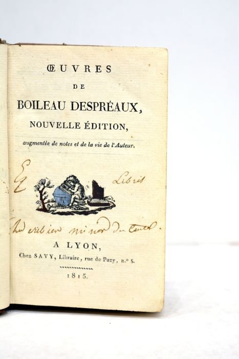 Oeuvres. Nouvelle édition augmentée de notes et de la vie …