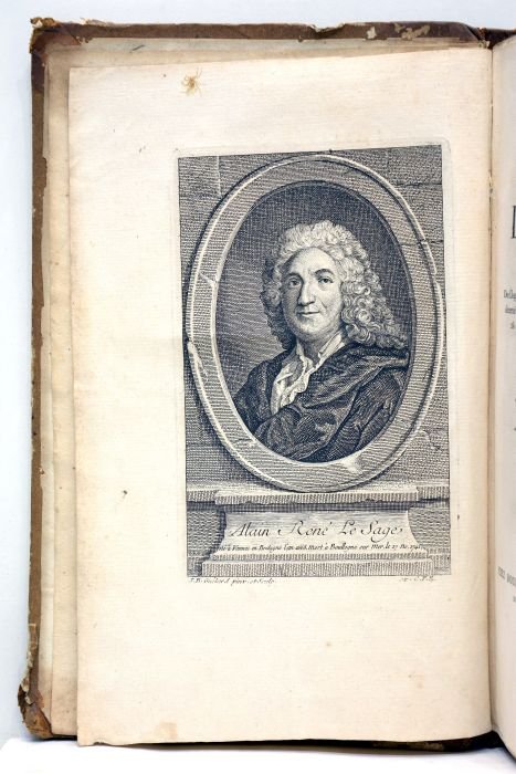 Oeuvres. Précédées des Eloges de Le Sage qui ont partagé …