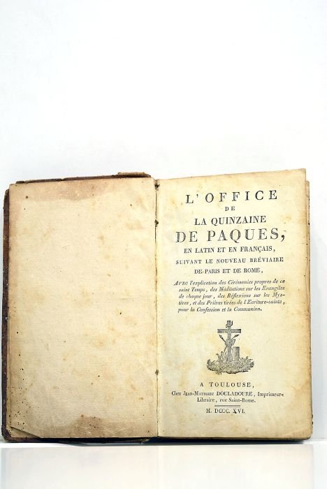 OFFICE (L') de la quinzaine de Paques, en latin et …
