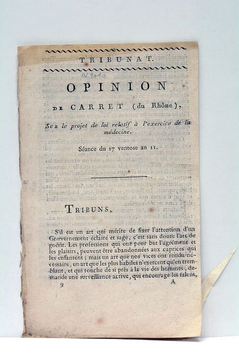 Opinion sur le projet de loi relatif à l'exercice de …