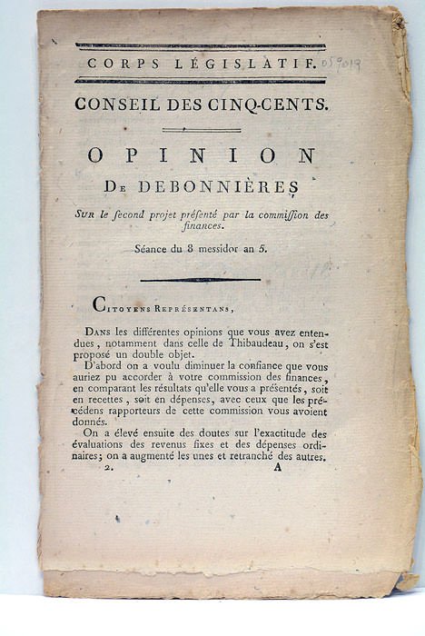 Opinion sur le second projet présenté par la commission des …