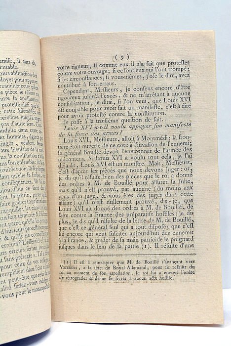 Opinion sur les événemens du 21 juin 1791, prononcée à …