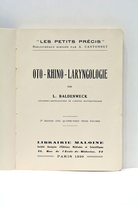 Oto-rhino-laryngologie.