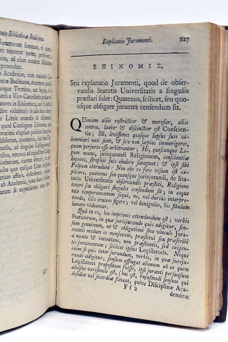 PARECBOLAE sive Excerpta e Corpore Statutorum Universitatis Oxoniensis. Accedunt articuli …