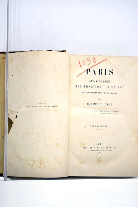 Paris, ses organes, ses fonctions et sa vie dans la …