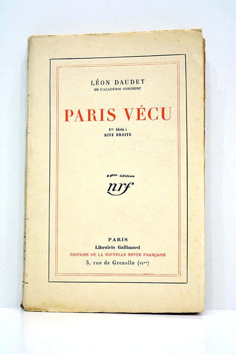 Paris vécu.