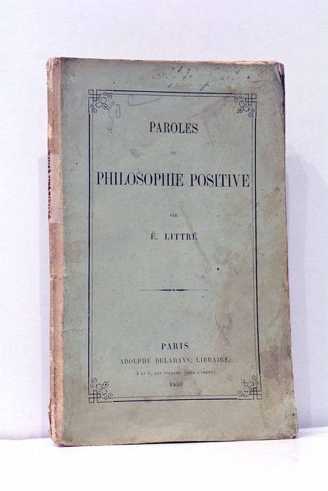 Paroles de Philosophie Positive.