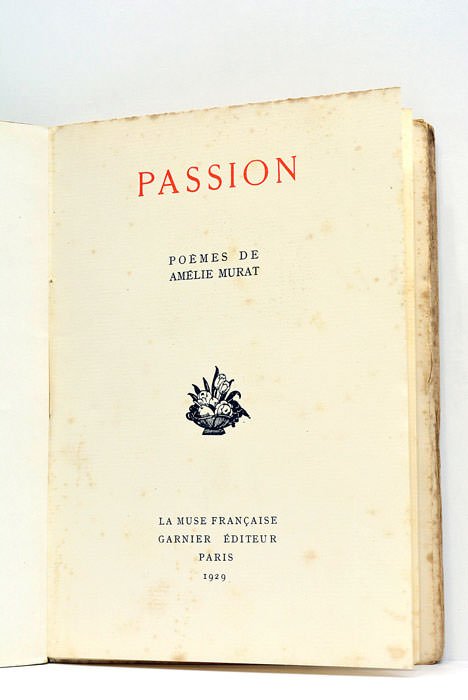 Passion. Poèmes.