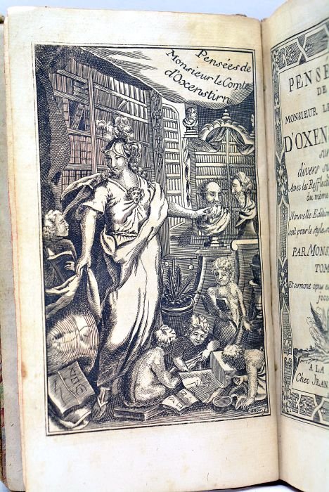 Pensées sur divers sujets. Avec les Refflections Morales du même …