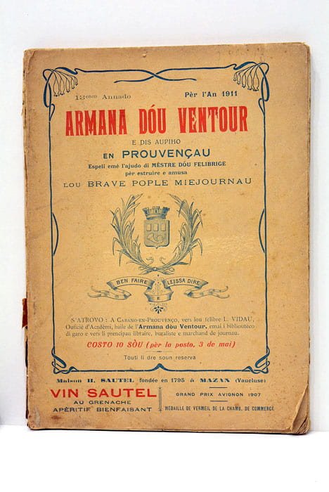 PÈR L'AN 1911, Armana dóu ventour e dis aupiho en …
