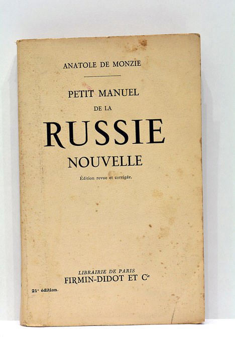 Petit Manuel de la Russie nouvelle. Édition revue et corrigée.