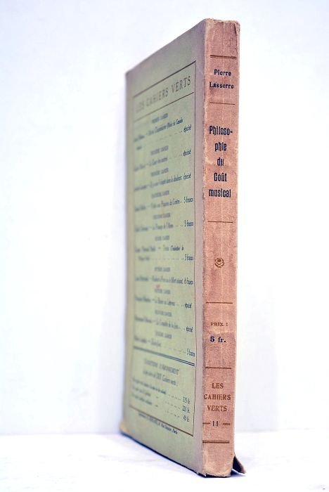 Philosophie du goût musical.