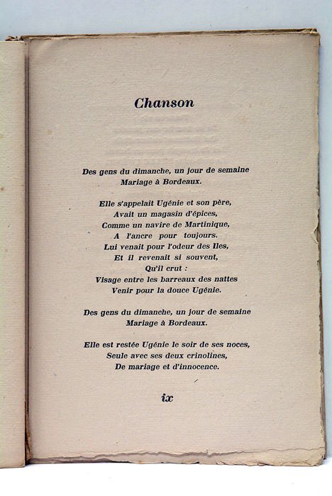 Planh. 10 poèmes avec un portrait de l'auteur par Valentine …