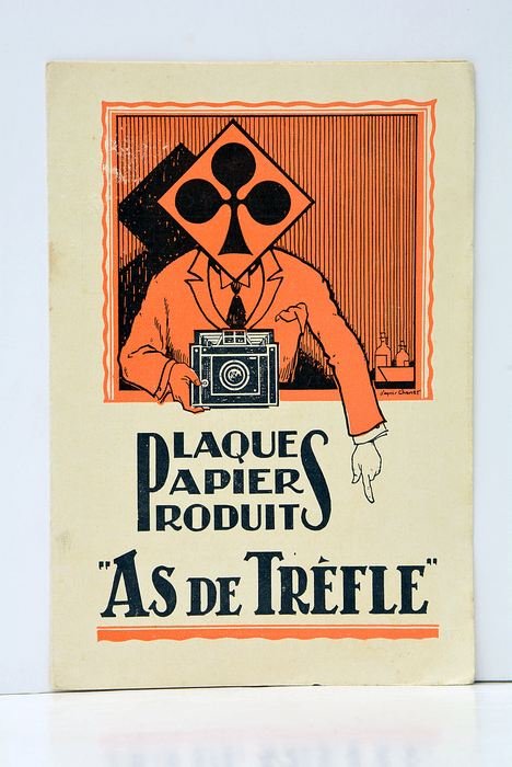 PLAQUES. PAPIERS. PRODUITS. "As de Tréfle".