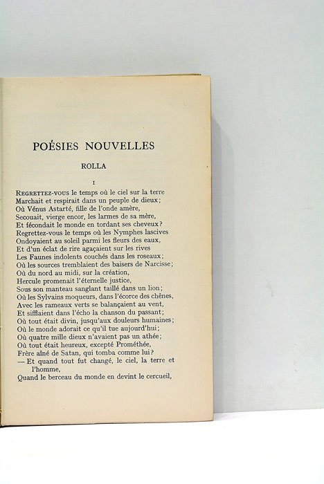 Poésies Nouvelles. 1836-1852.