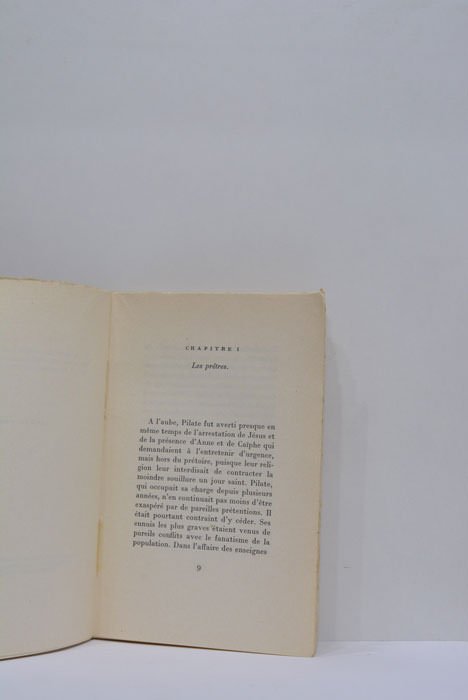 Ponce Pilate. Récit.