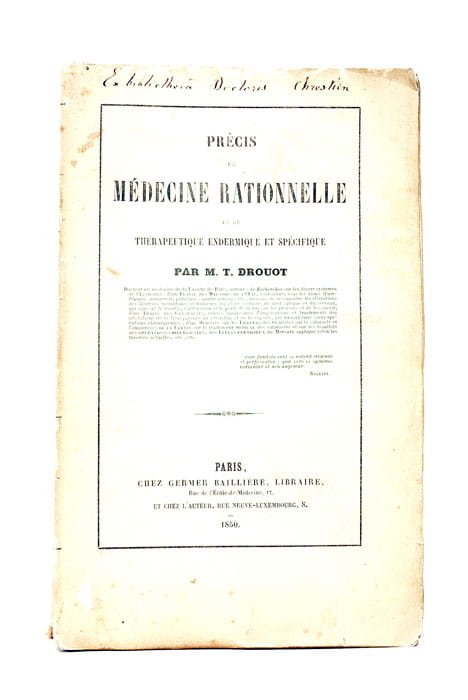 Précis de médecine rationnelle et de thérapeutique endermique et spécifique.