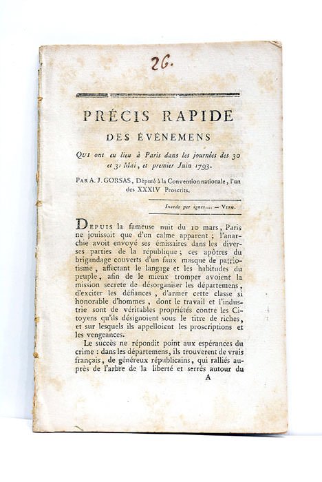 Précis Rapide des Evénemens qui ont eu lieu à Paris …