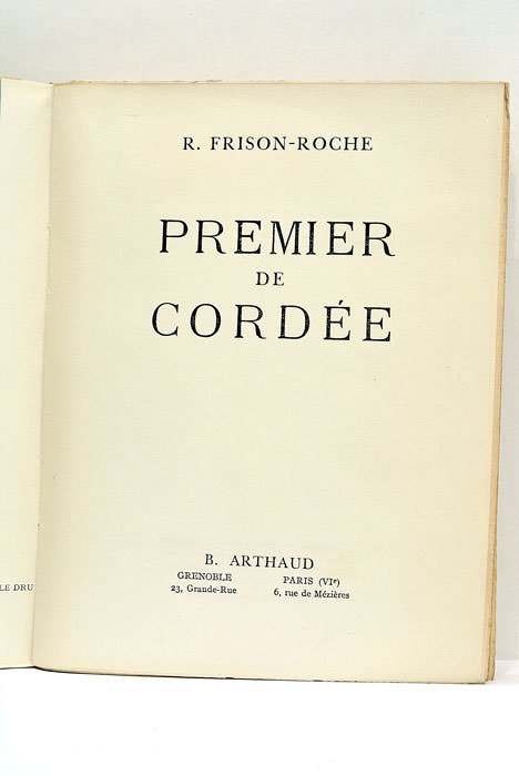 Premier de cordée.