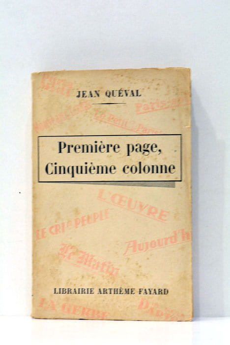 Première page, cinquième colonne.